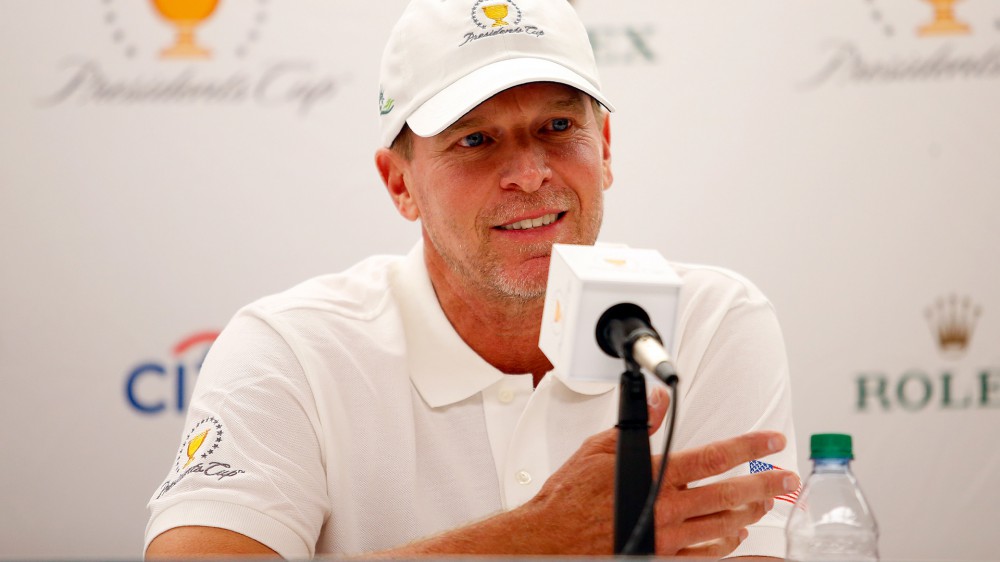 A look at Stricker's U.S. Presidents Cup pods