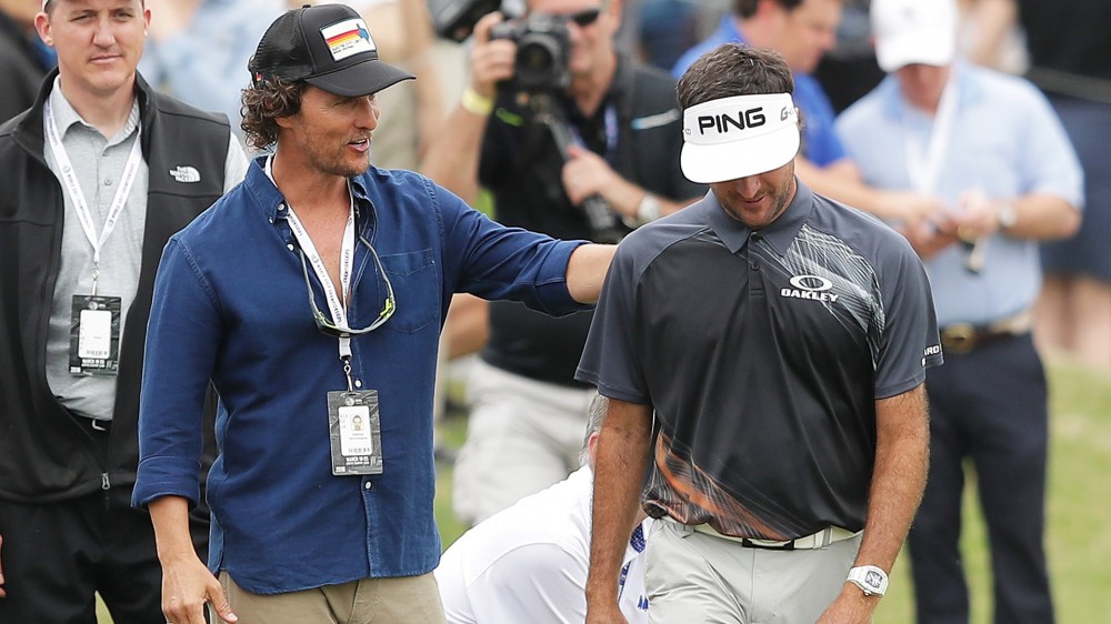 Bubba greeted by McConaughey during WGC final