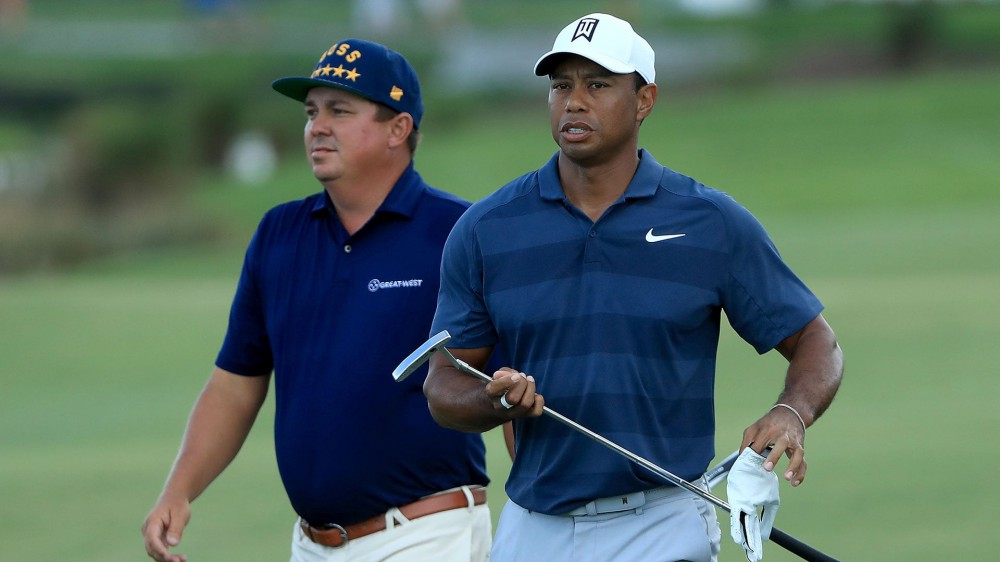 Dufner used to ruckus, crowds playing with Woods