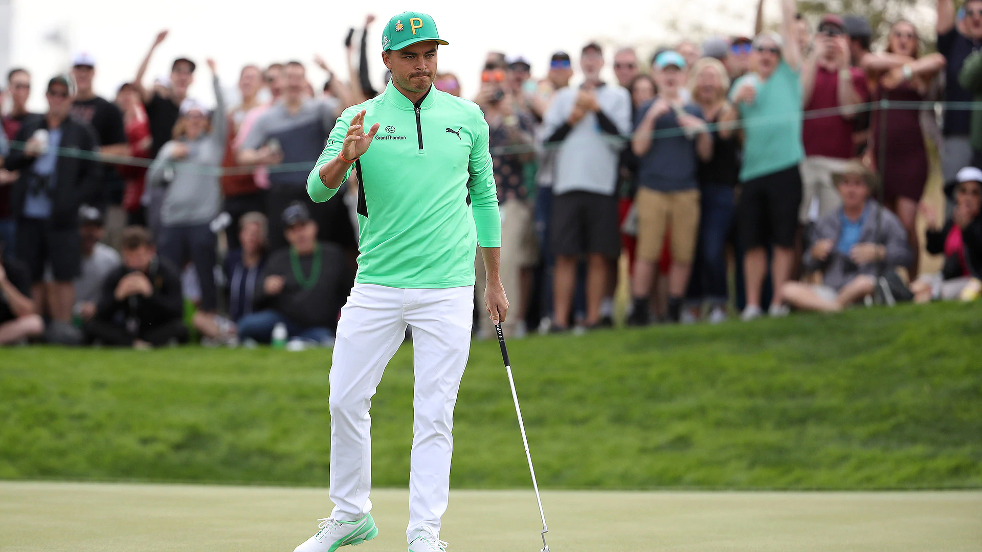 Fowler rides torrid start to 54-hole lead at Waste Management Phoenix Open