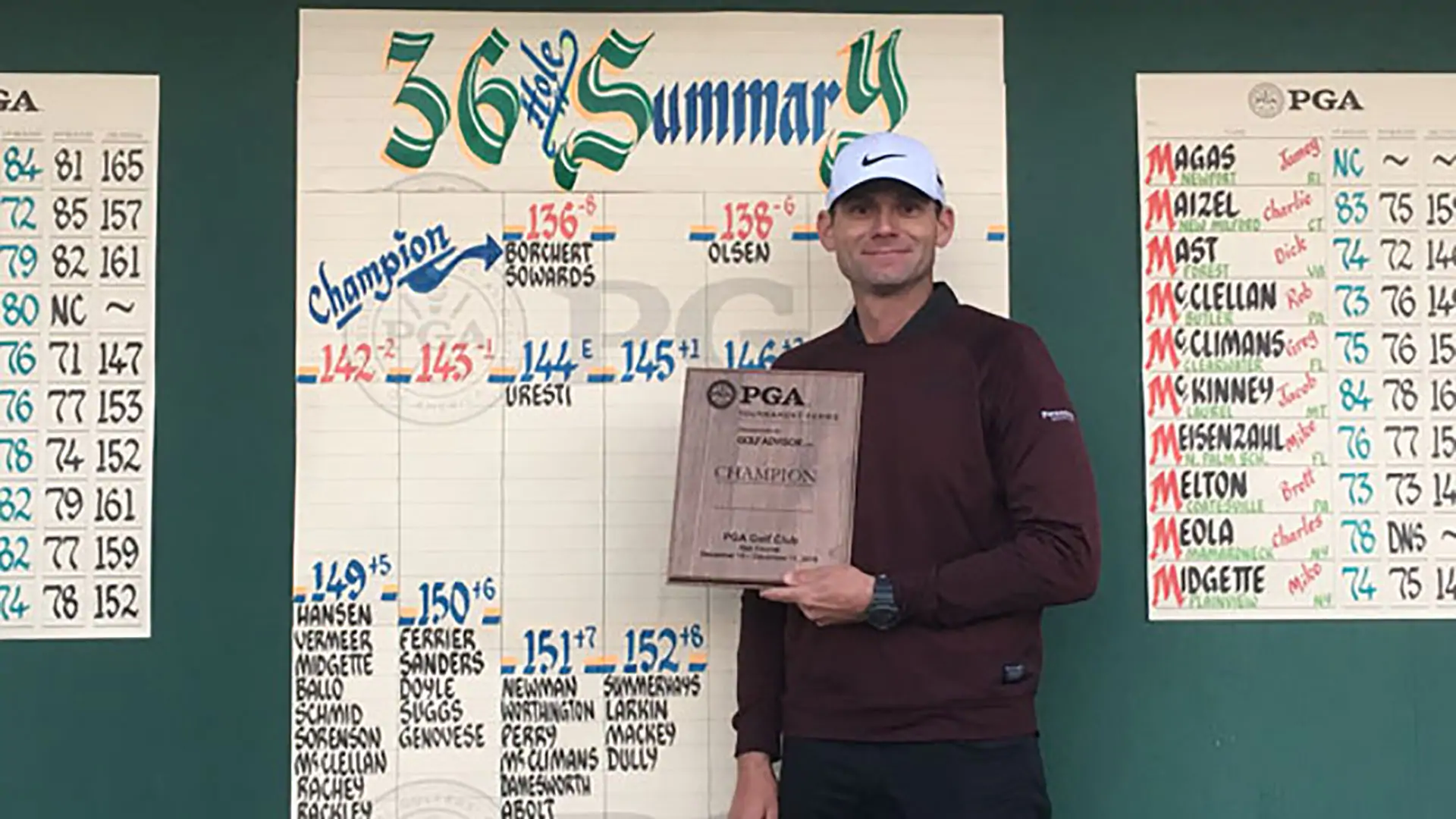 Golfer survives bad math, wins PGA Tournament Series event in playoff