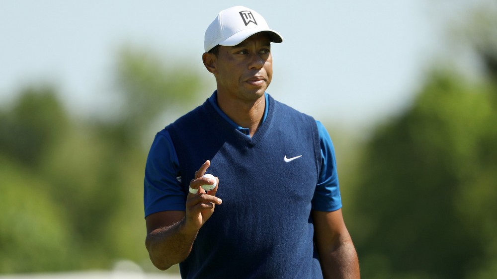 Highlights: Tiger's eagle bright spot of opening 72 at PGA