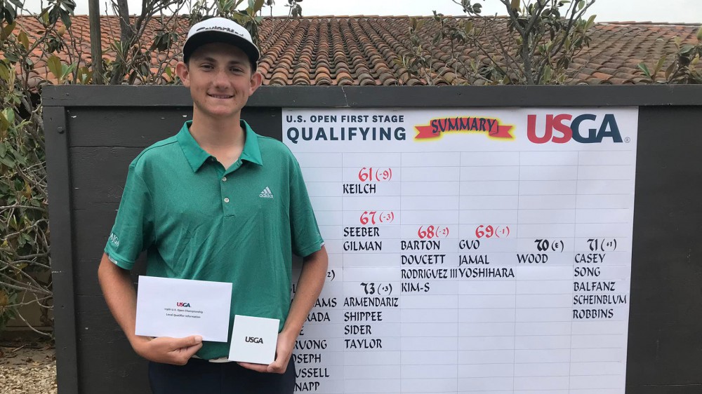 Keilch, 16, breaks course record to advance to U.S. Open sectionals
