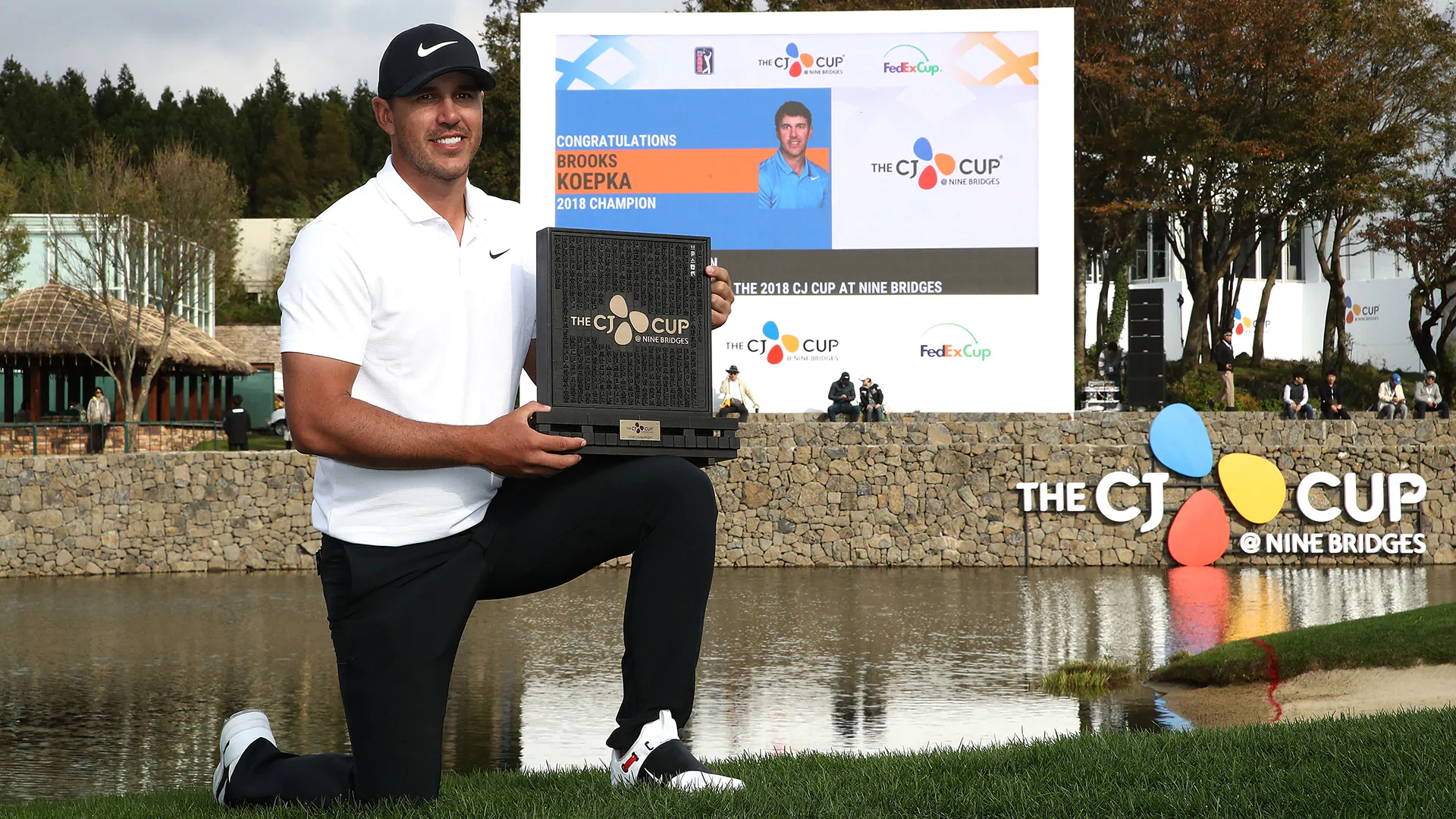 Koepka wins CJ Cup, ascends to world No. 1