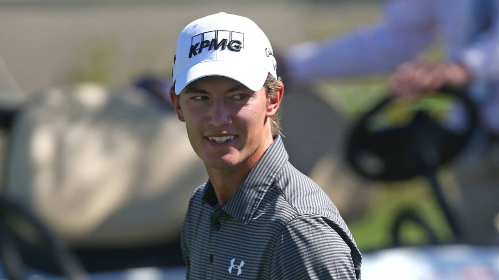 McNealy leads suspended Suncoast Classic; Weir 2 shots back
