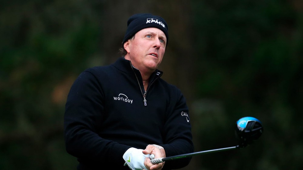 Mickelson, Spieth tied for lead at suspended AT&amp;T Pebble Beach Pro-Am