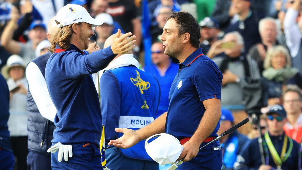 Molinari-Fleetwood dominate on Day 1 of Ryder Cup