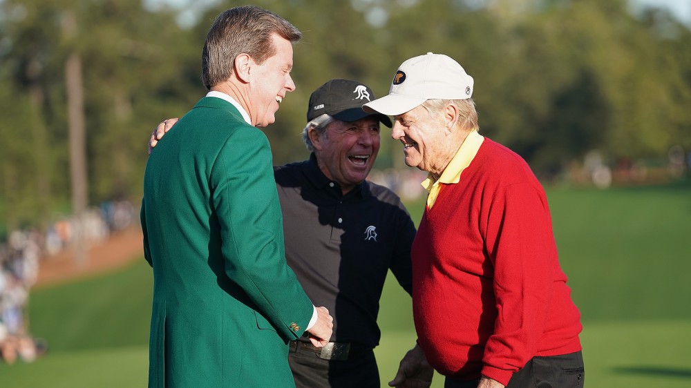 Nicklaus, Player open Masters with ceremonial tee shots
