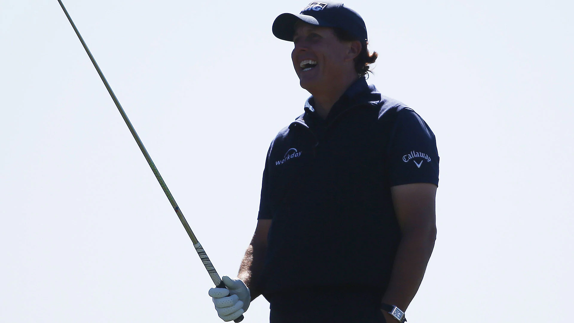 Phil hits fan with drive, signs glove, 'Next time, duck!'