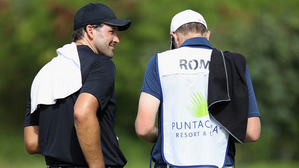 Romo starts hot, stumbles to 77 in PGA Tour debut