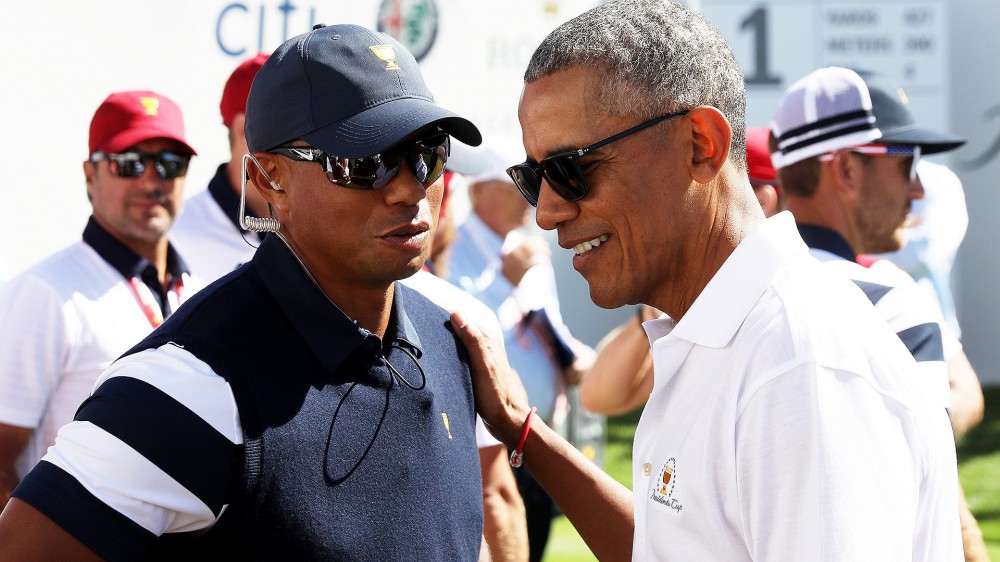 Rosaforte: Woods plays with Obama, gets rave reviews