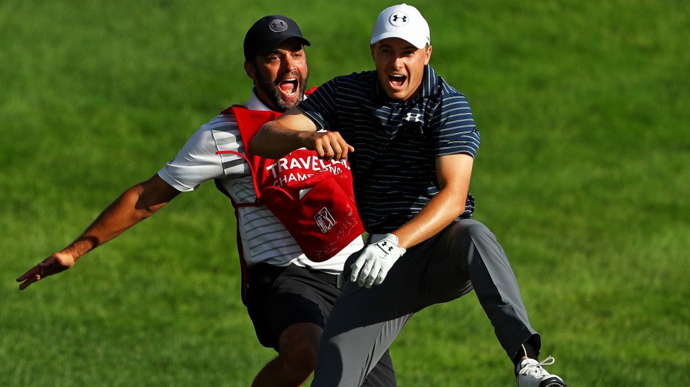 Spieth 'blacked out' after Travelers holeout