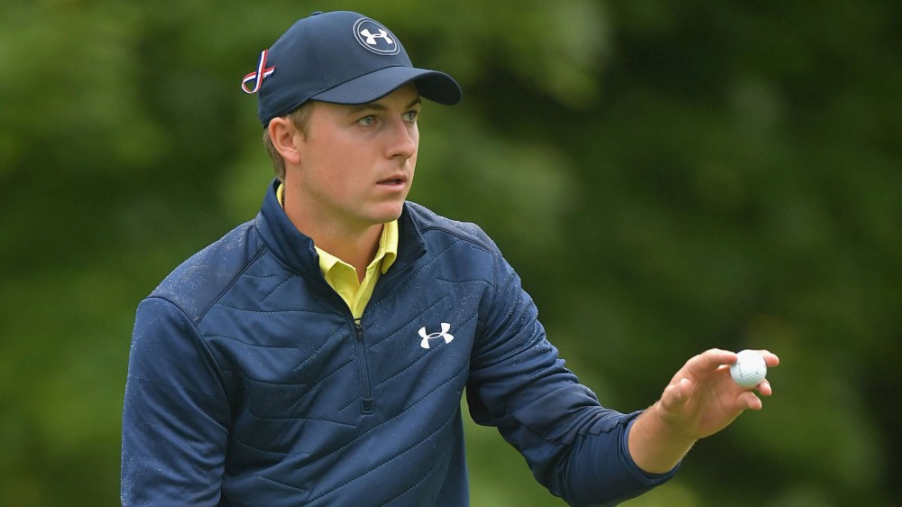 Spieth (66) weathers the weather in Boston