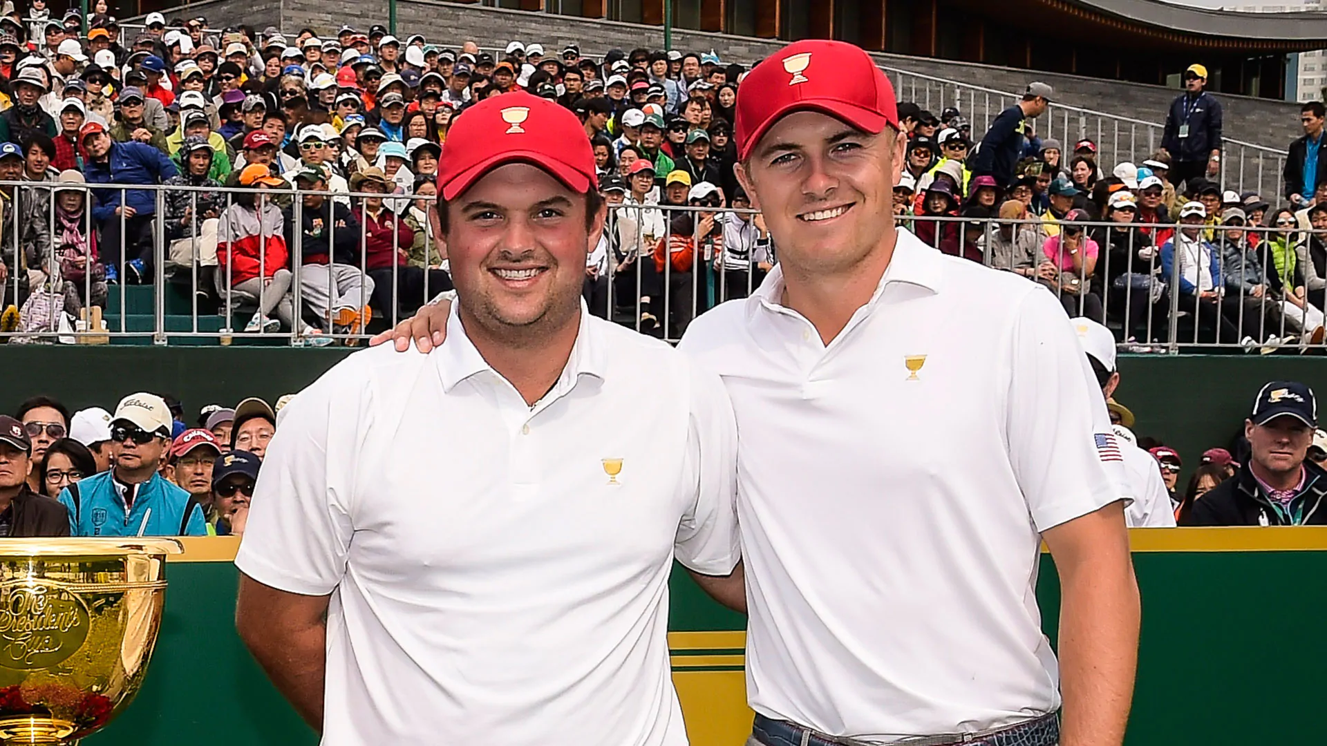 Spieth, Reed out to beat opponents and each other