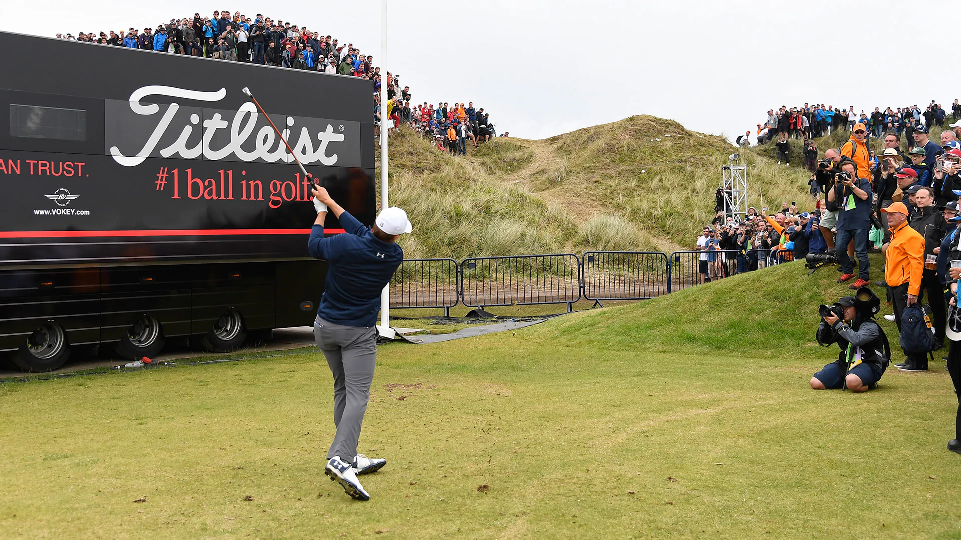 Spieth sends Open 3-iron back to Royal Birkdale
