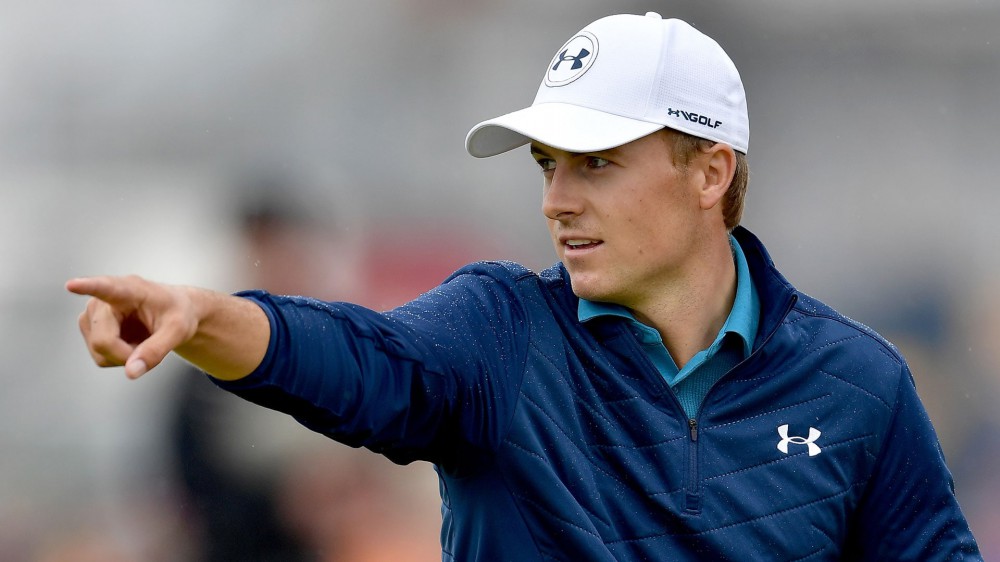 Spieth to Greller after eagle: Get that ball