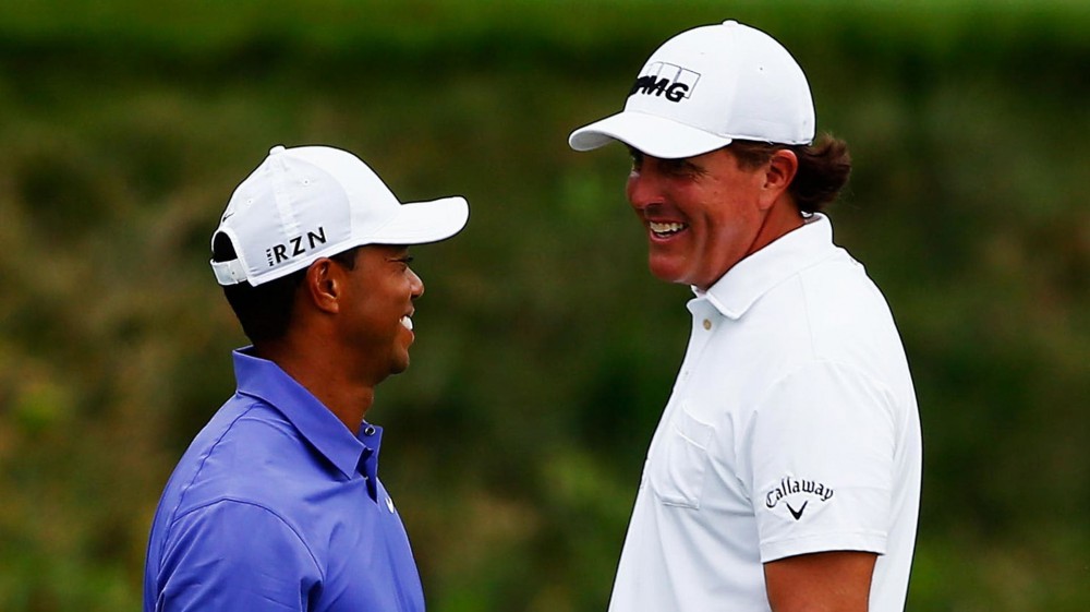 Tiger, Phil to play practice round together Tuesday