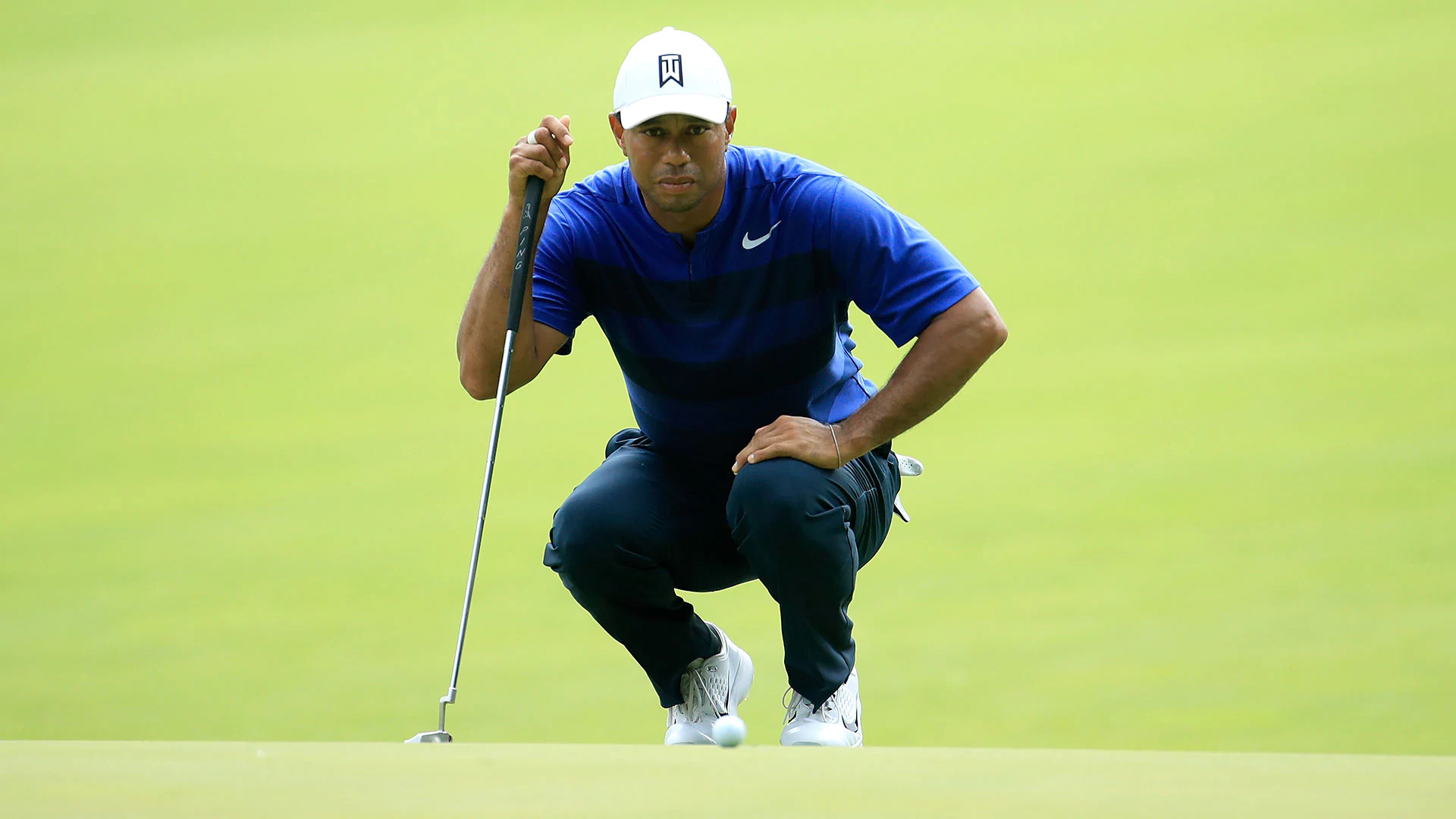 Tiger on 6-footer before delay: Wanted to hit that putt