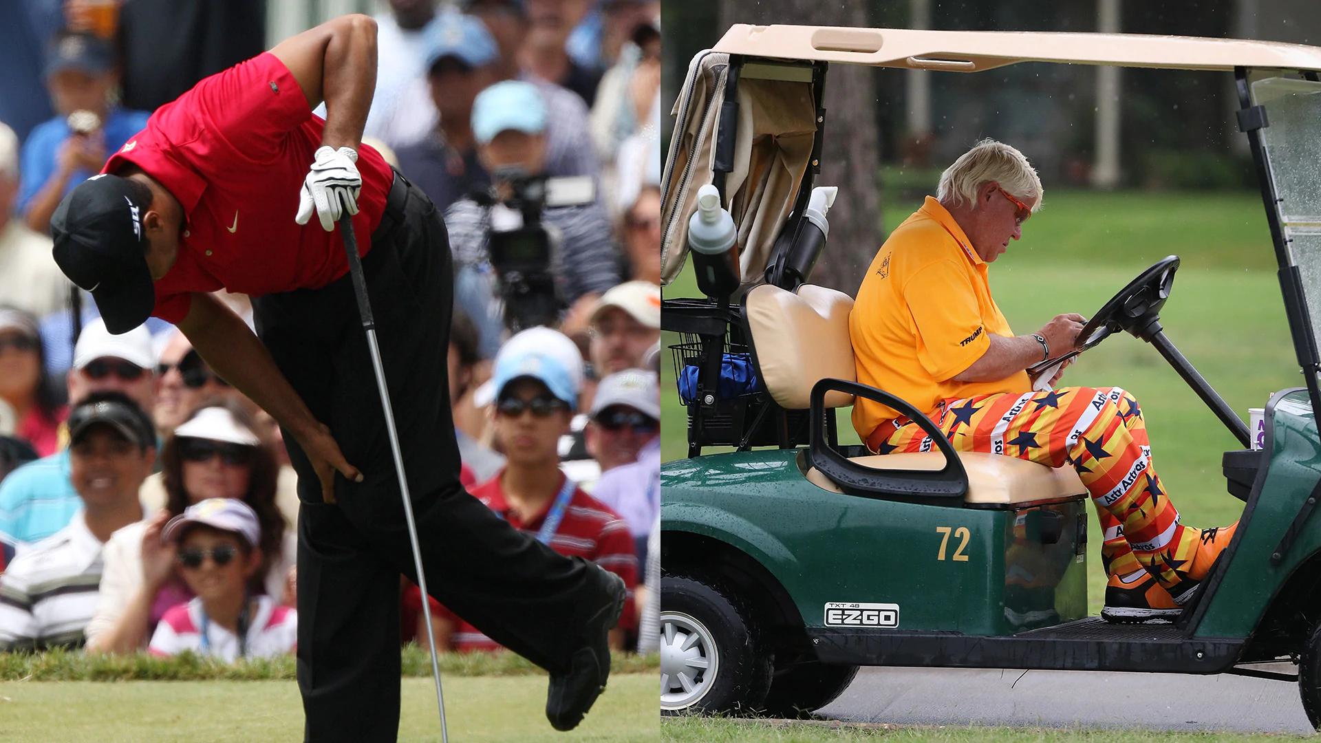 Tiger on Daly's riding in cart: 'I walked with a broken leg'