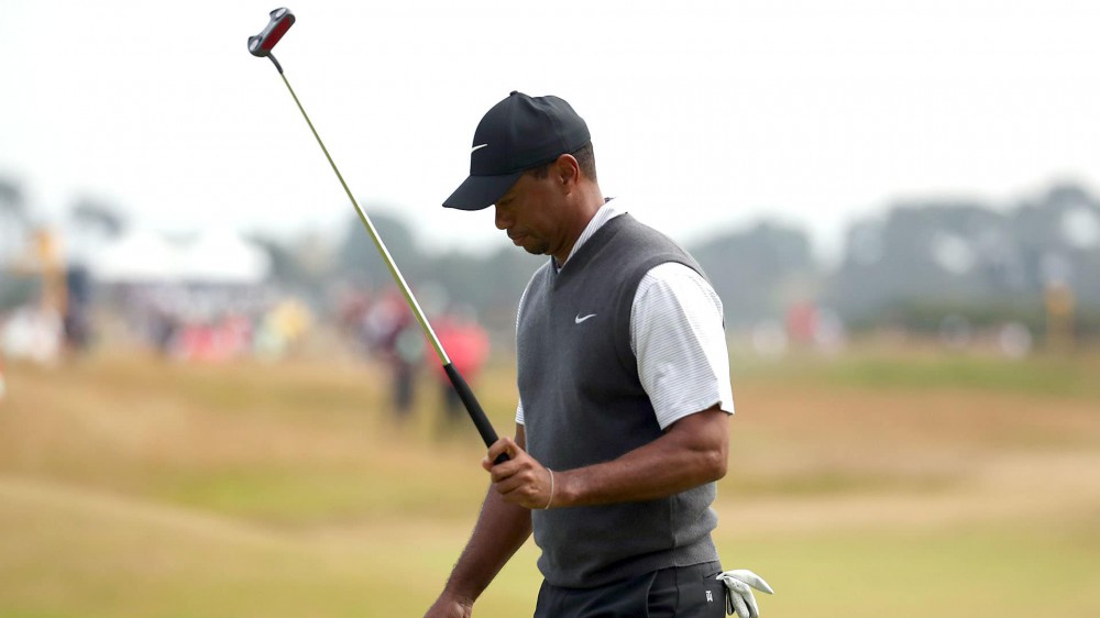 Tiger putts way into contention at The Open