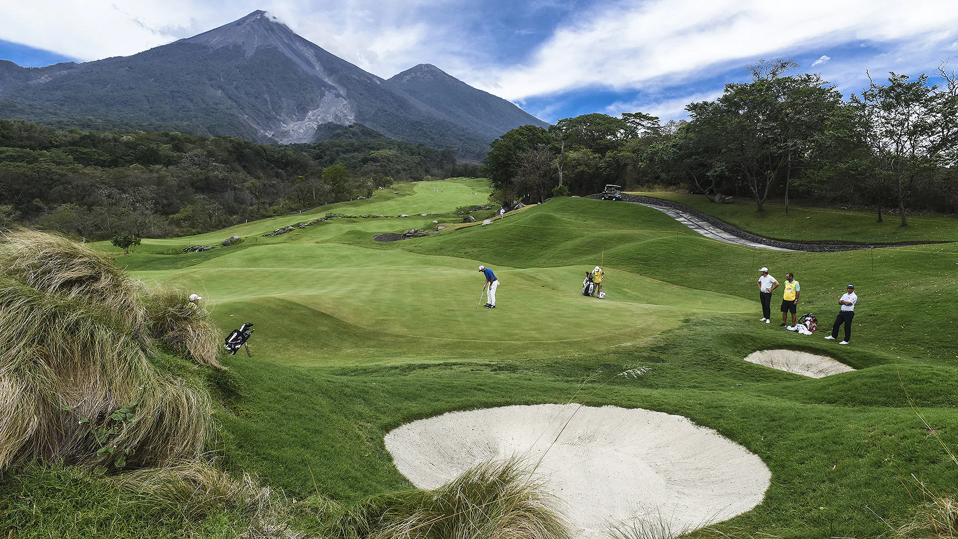 Volcanic eruption covers PGA Tour Latinoamerica course