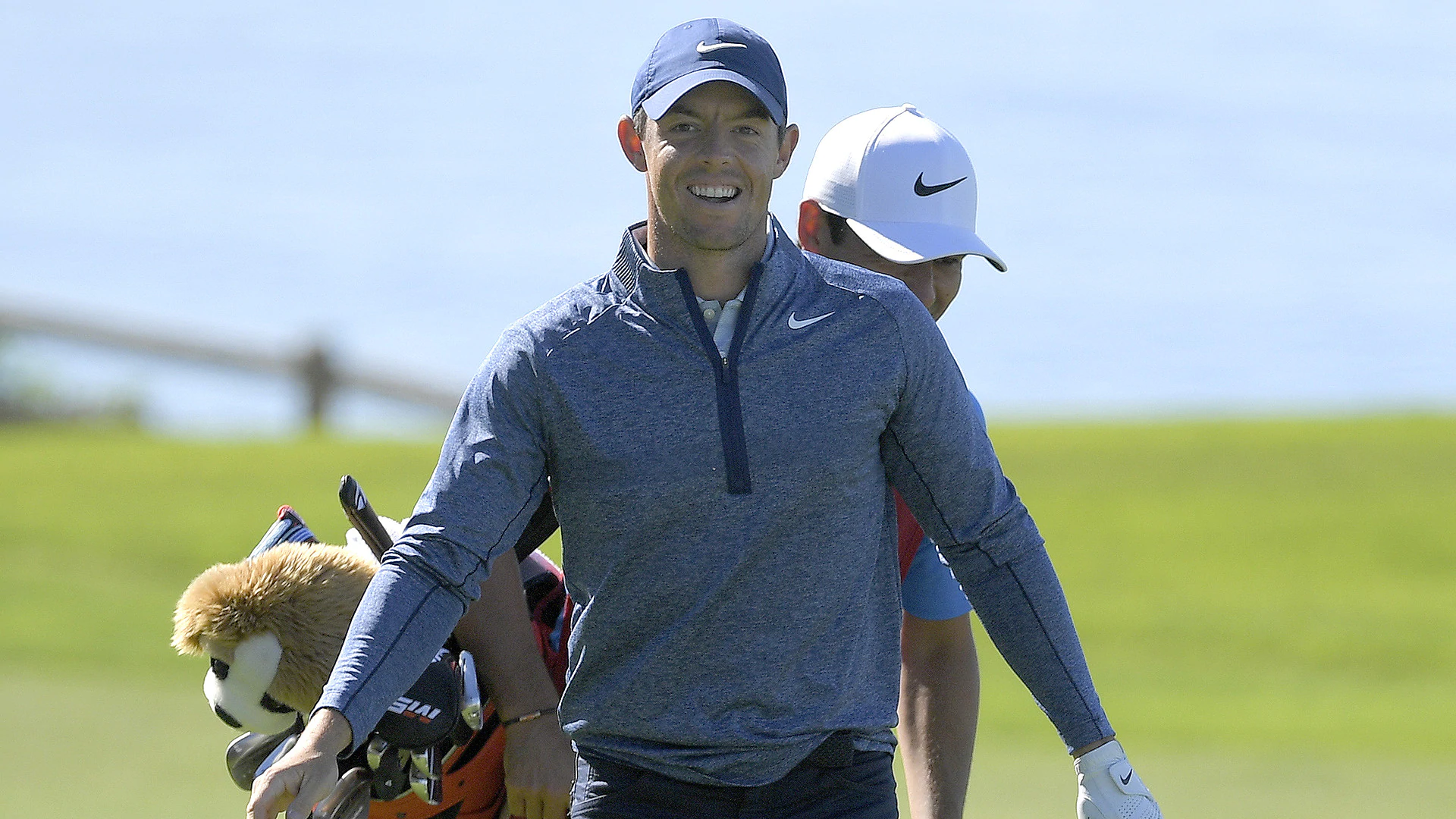 Watch: McIlroy one-hops in second eagle of the day at Farmers