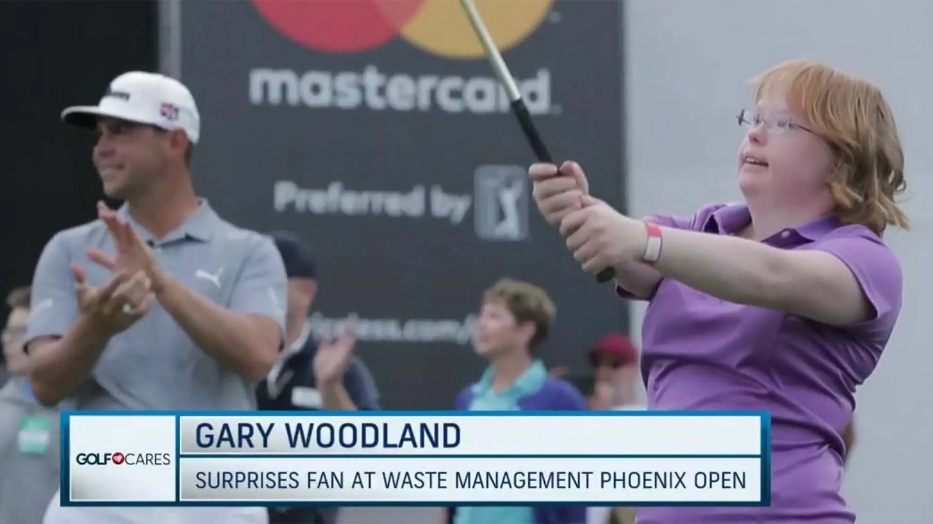 Watch: Special Olympics golfer makes greatest par ever at TPC Scottsdale's 16th