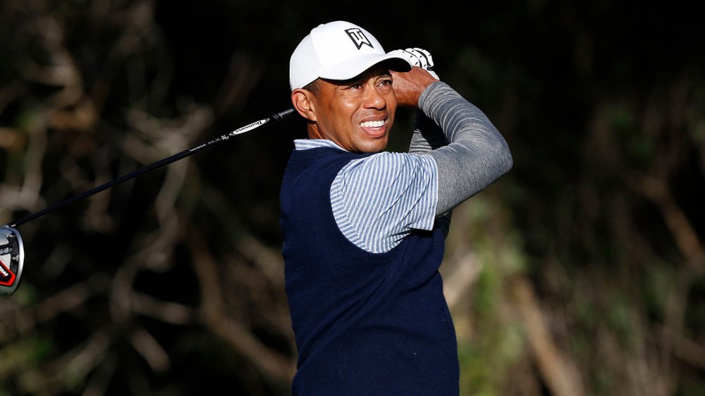 Watch: Tiger makes another eagle in Round 3 of Genesis Open