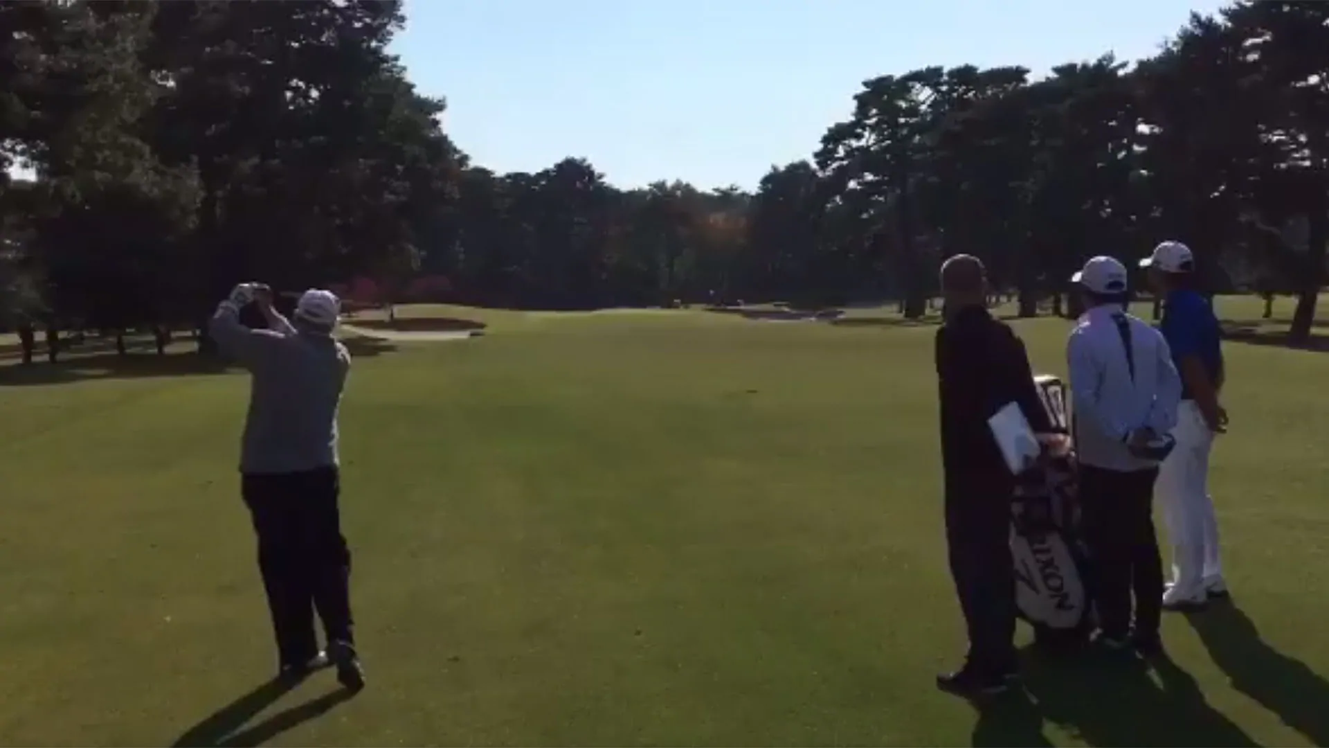 Watch: Trump plays golf with Japan's PM, Matsuyama