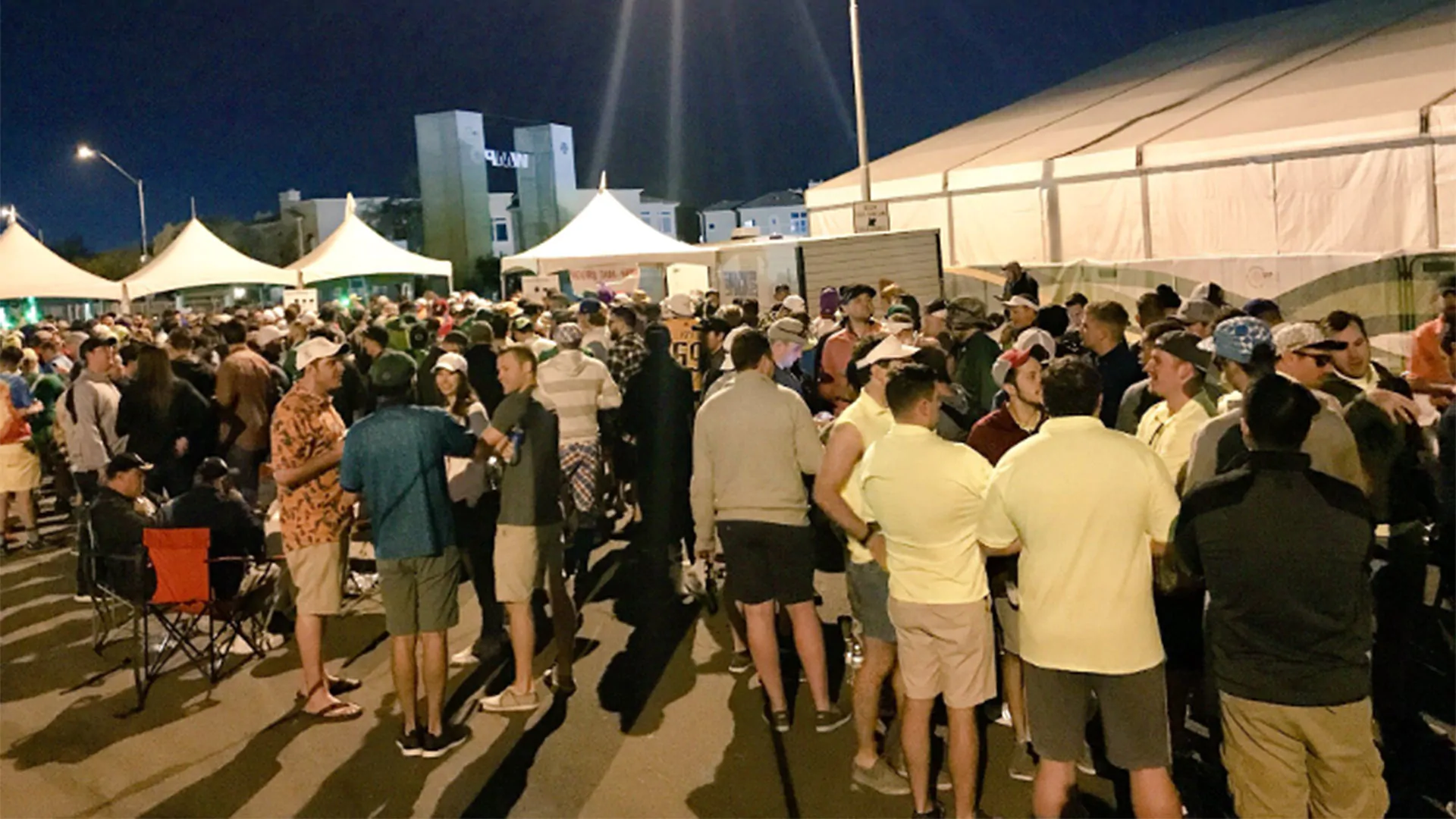 Watch: WMPO fans line up at 4AM, race to 16