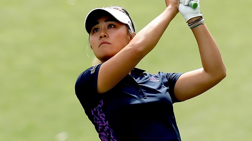 With encouragement from Harmon, Kang in contention for second major
