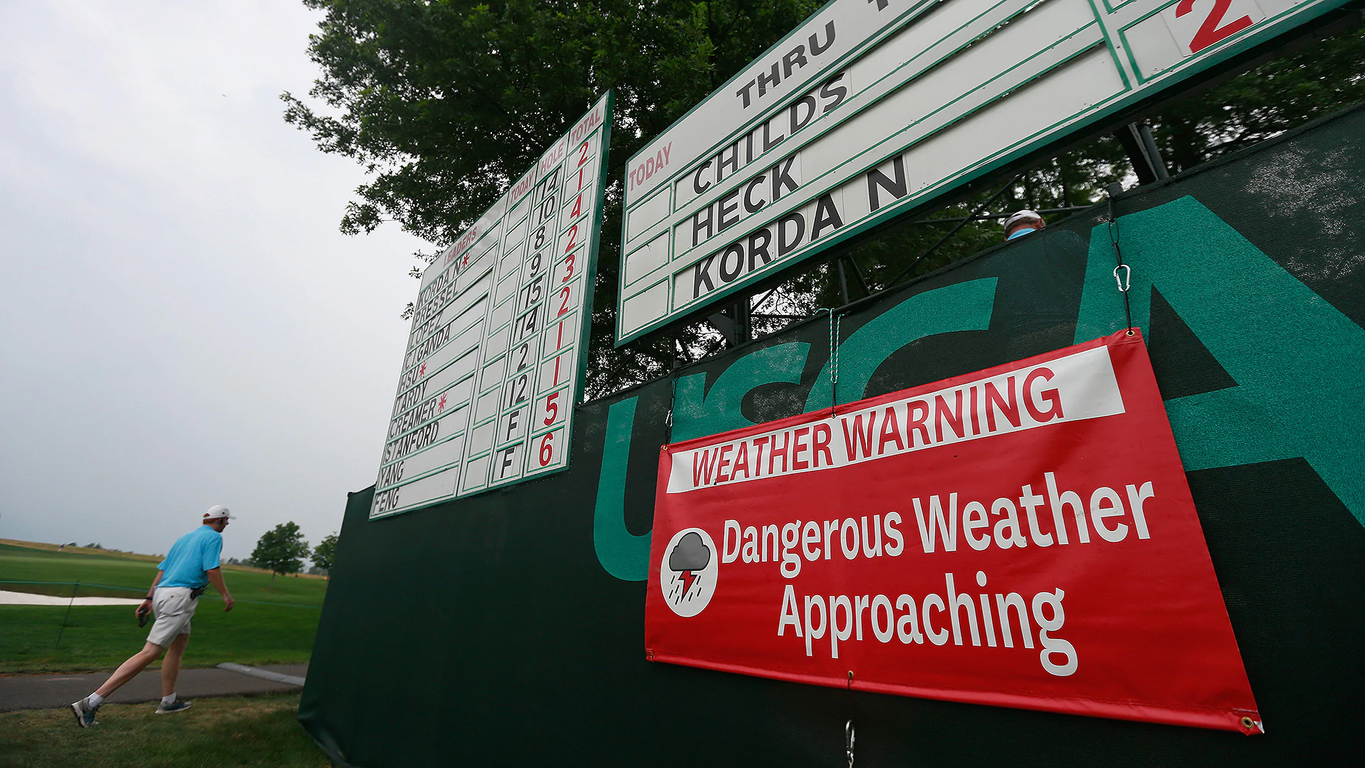 Women's Open weather woes: 39 fail to finish Round 1