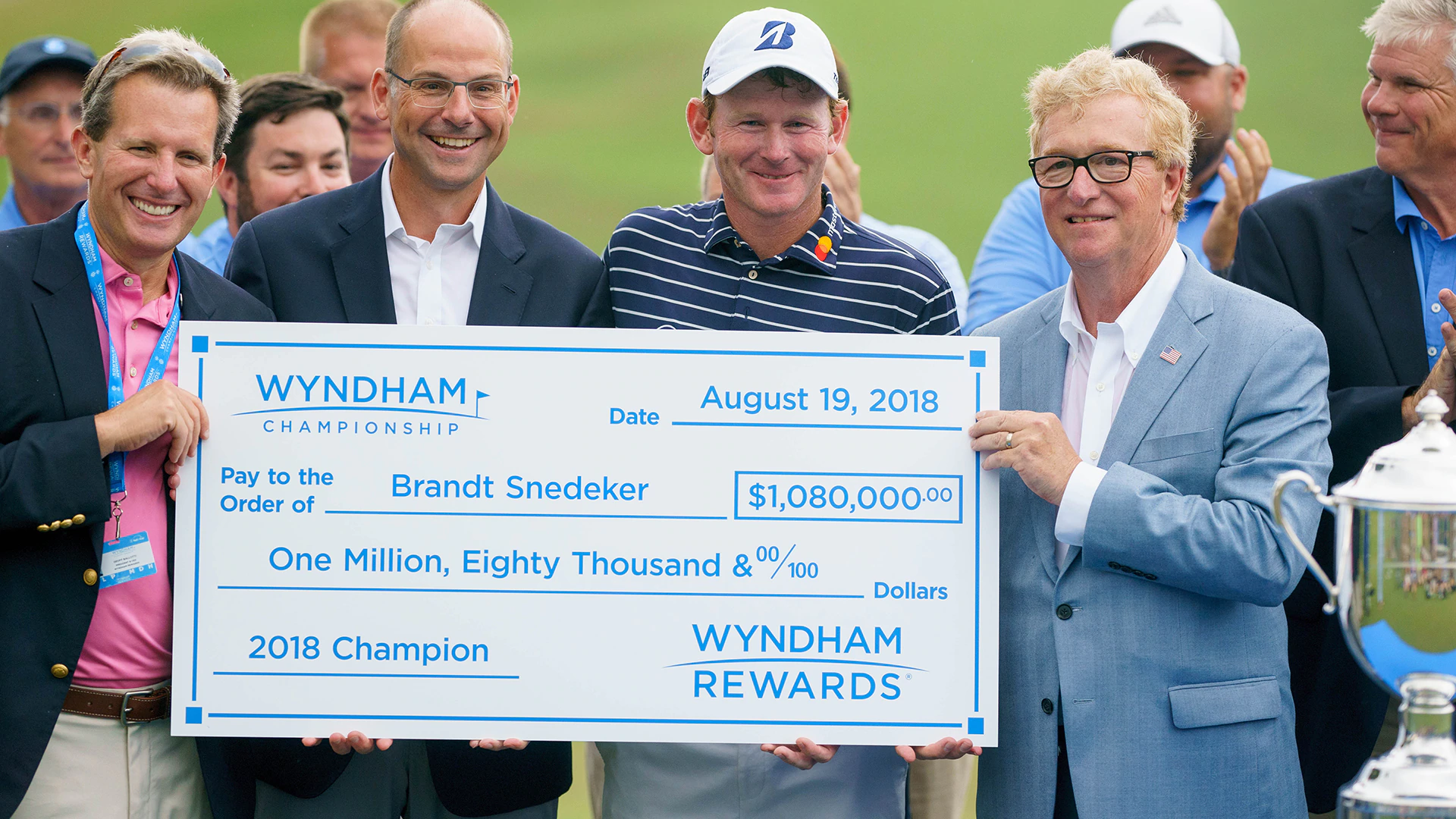Wyndham purse payout: Snedeker clears $1 million