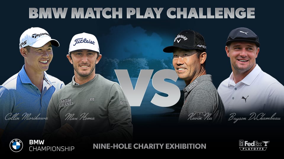 2020 BMW Championship to host nine-hole charity match featuring four top PGA TOUR stars