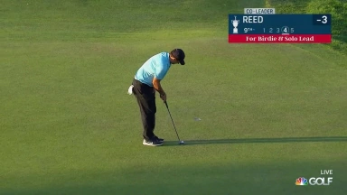 U.S. Open Day 2: Reed gets up-and-down birdie to lead alone