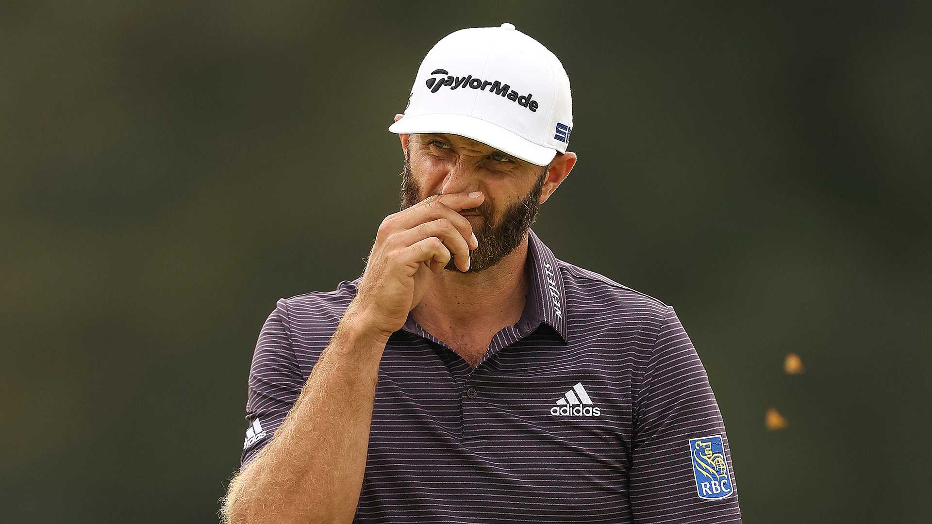 Dustin Johnson left behind, already eight shots back after opening 73