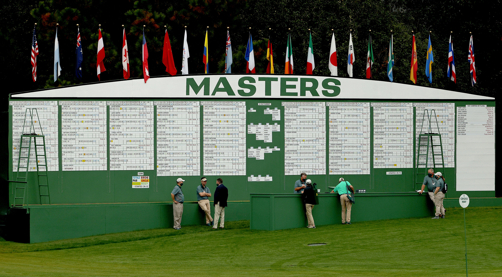 Masters tee times: Round 2