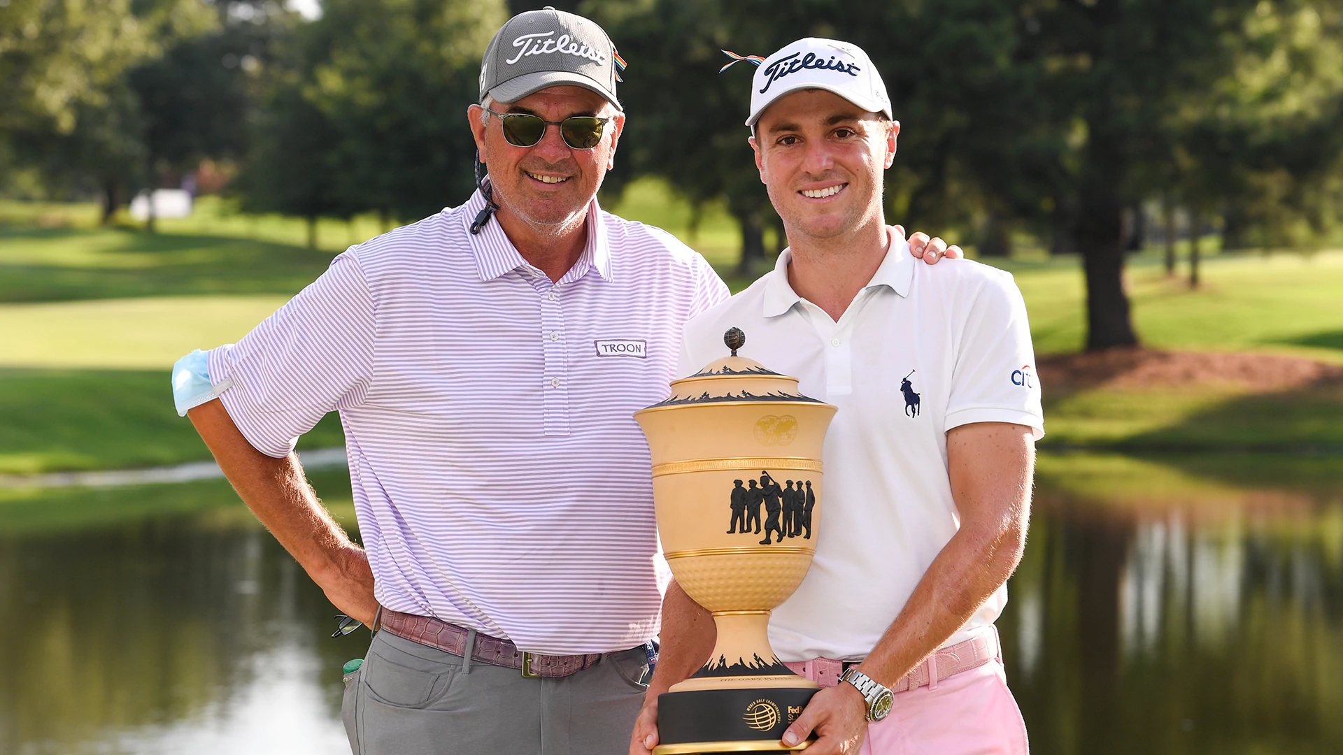 Justin Thomas can’t put into words ‘how cool Saturday is going to be’ with dad Mike