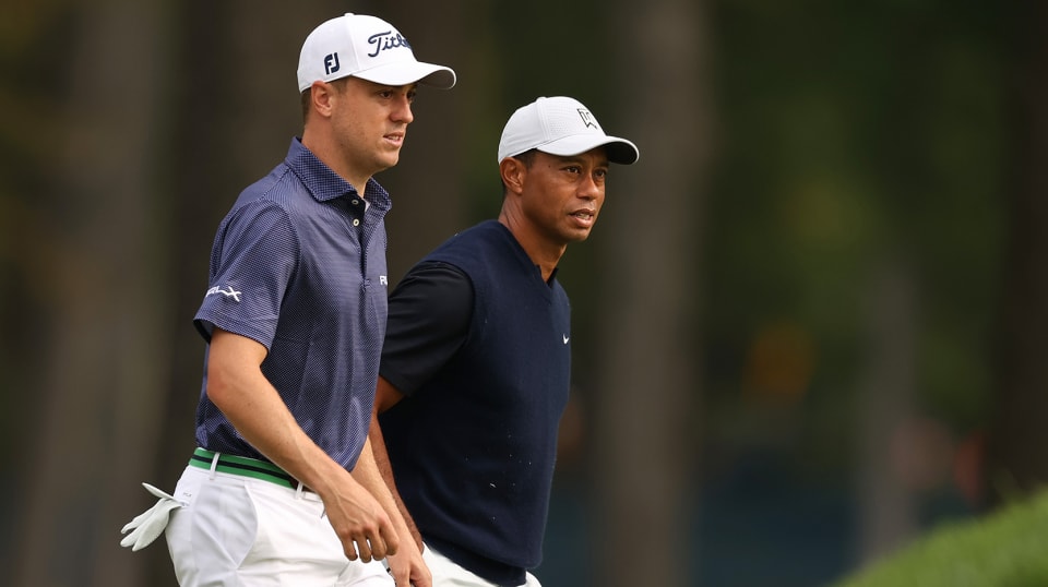 Justin Thomas reveals grudge match with Charlie Woods