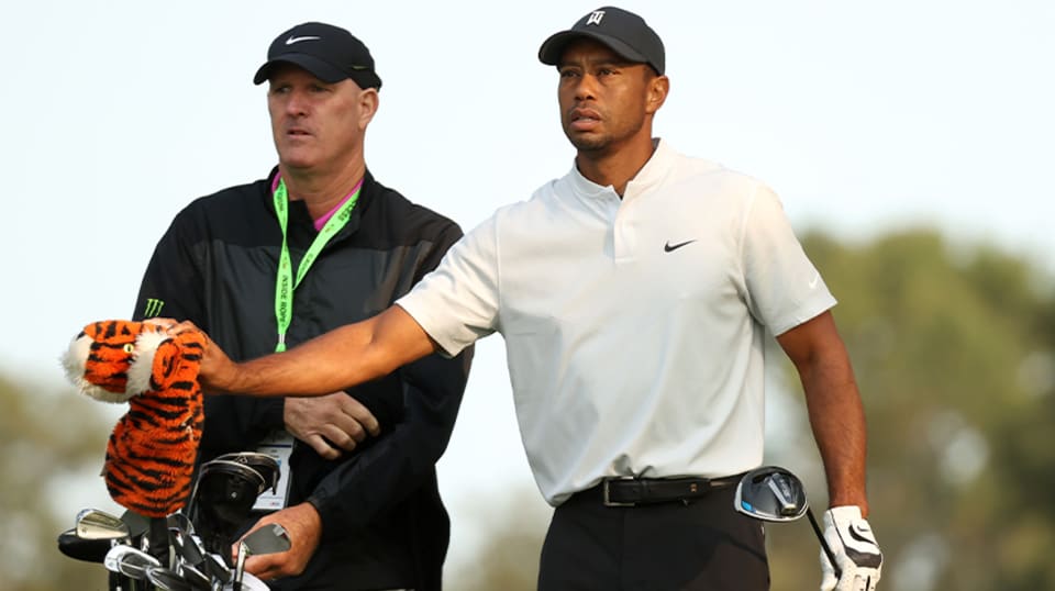 Woods’ father-son team joined by LaCava father-son caddie duo