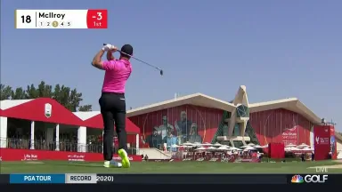 Highlights: McIlroy opens with 64 to take lead at Abu Dhabi