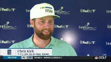 Chris Kirk happy to hit 'reset button' with Sony Open