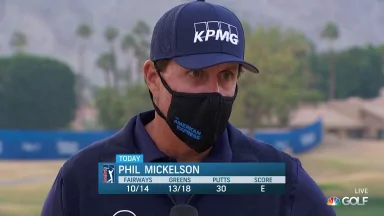 Phil Mickelson taking away positives from AmEx Round 2