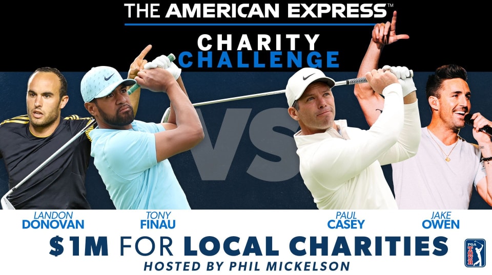 Jake Owen, Landon Donovan join The American Express ‘Charity Challenge’ with Mickelson, Finau and Casey