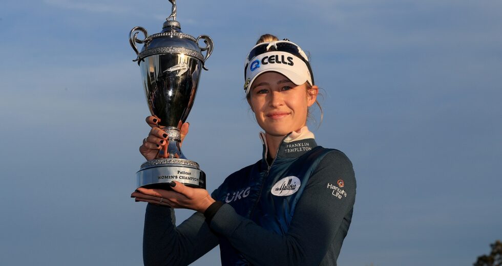 Nelly Korda makes clutch putts on 18 to win Pelican title, Lexi Thompson doesn’t