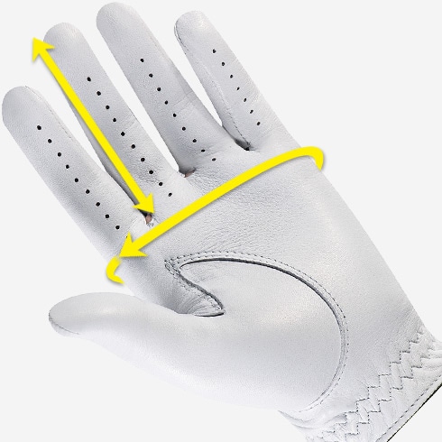 Golf Glove Size Chart & Fitting Guide 16