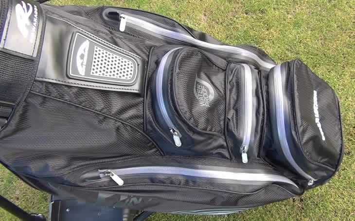 Sun Mountain H2NO Cart Bag Zips