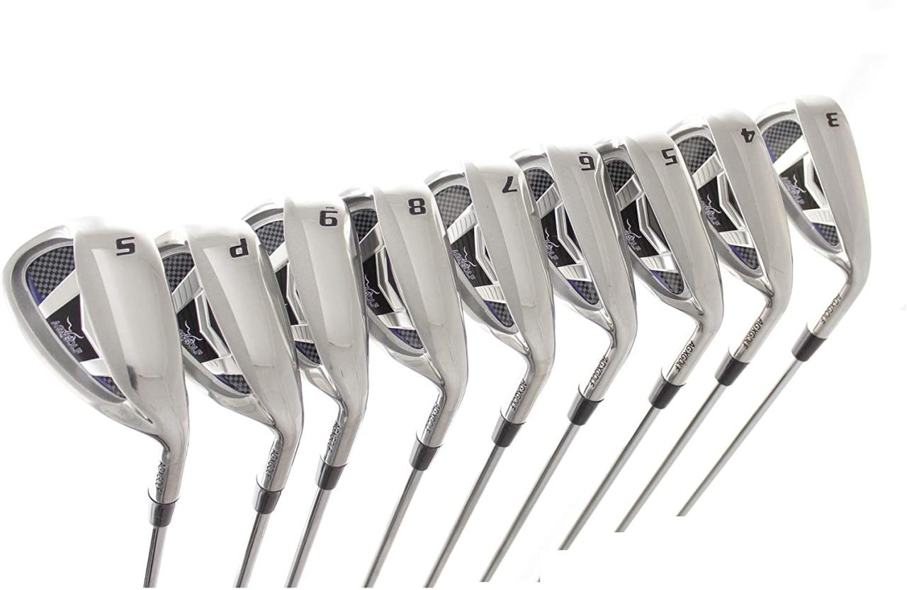 Amazon.com : AGXGOLF Men's XS Tour Edition Complete Irons Set; 3-9 Irons + SW + PW Right Hand: Cadet, Regular or Tall Lengths: Steel Shafts U.S.A.Built! : Golf Club Iron Sets : Sports &amp; Outdoors
