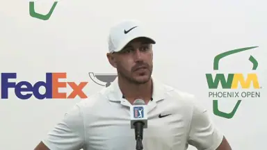 Koepka excited by driver, fan support in Phoenix
