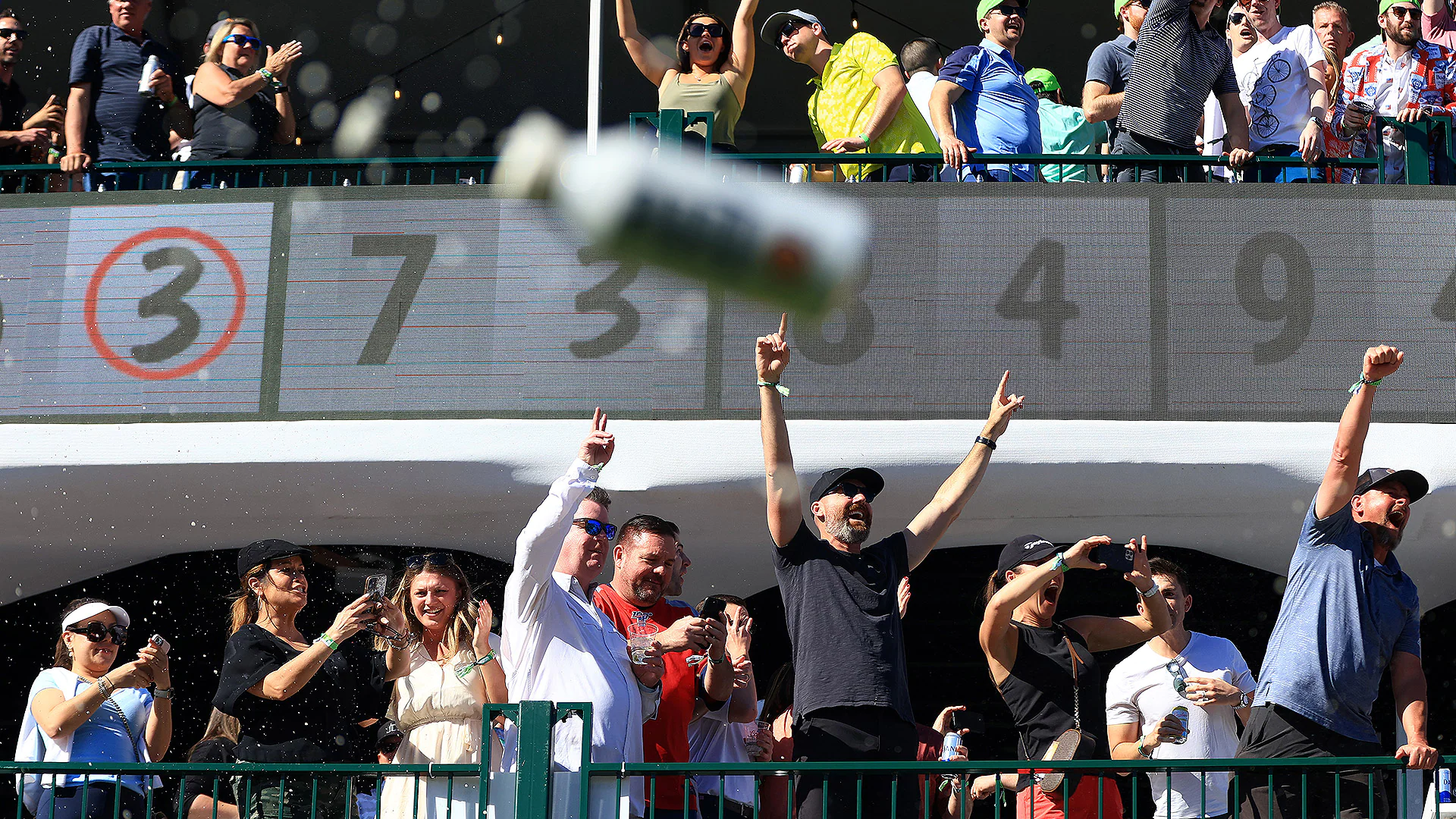 Players like the TPC Scottsdale enthusiasm, minus the beer-can throws 2